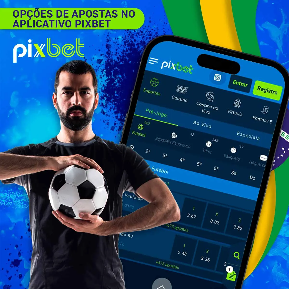 Mercados de apostas do aplicativo oficial Pixbet