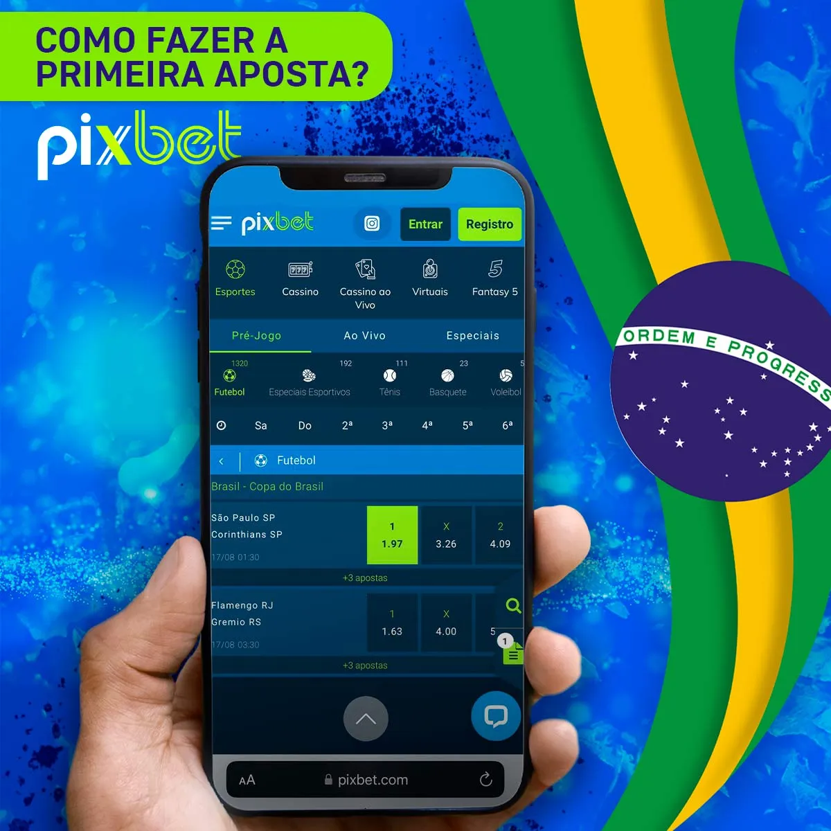 Como fazer a minha primeira aposta na casa de apostas Pixbet no Brasil?