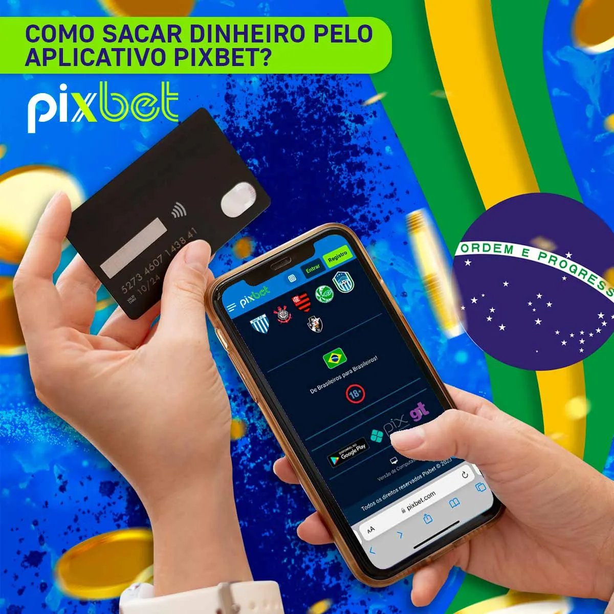Como retirar dinheiro no aplicativo móvel Pixbet no Brasil