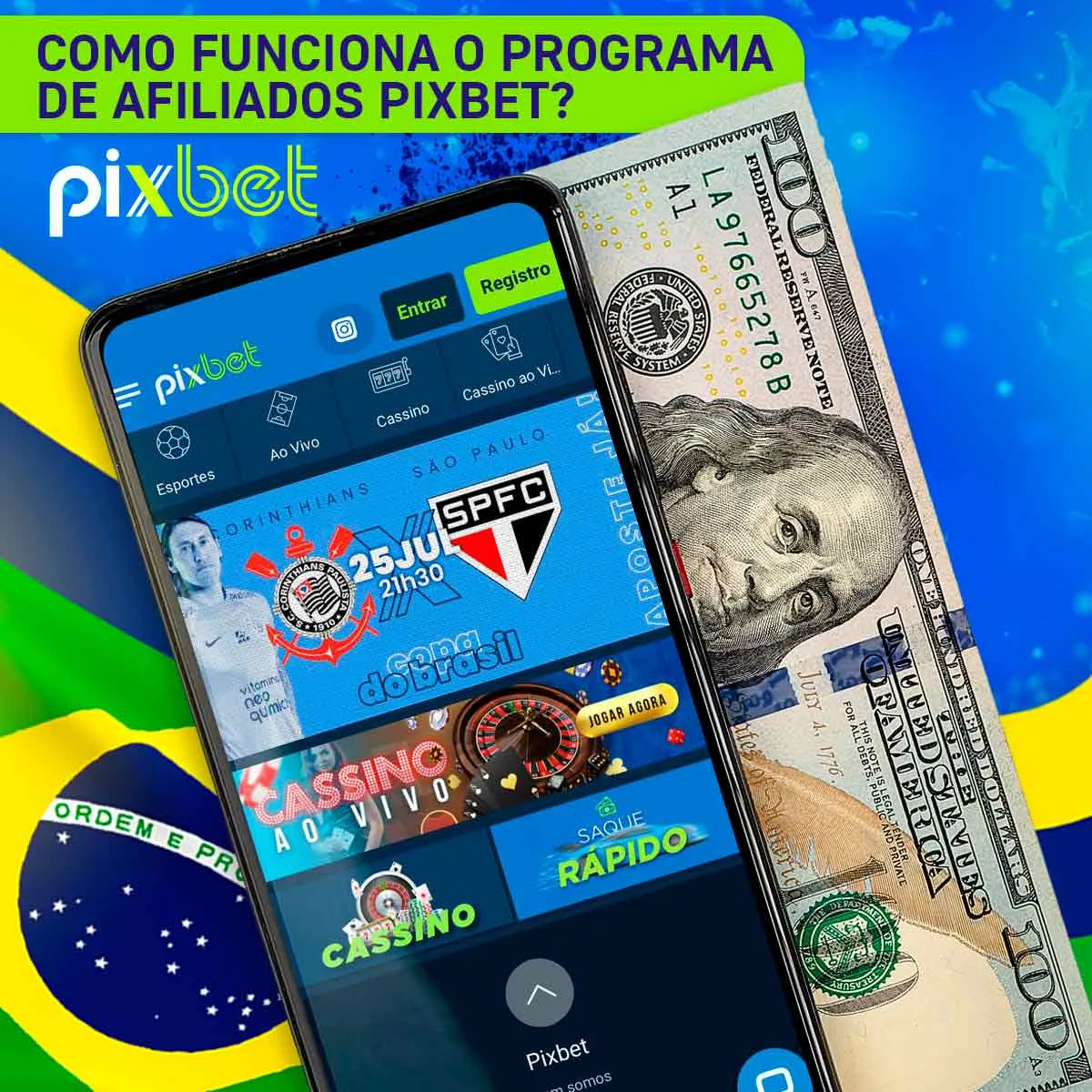 Como funciona o programa de afiliados na casa de apostas Pixbet no Brasil