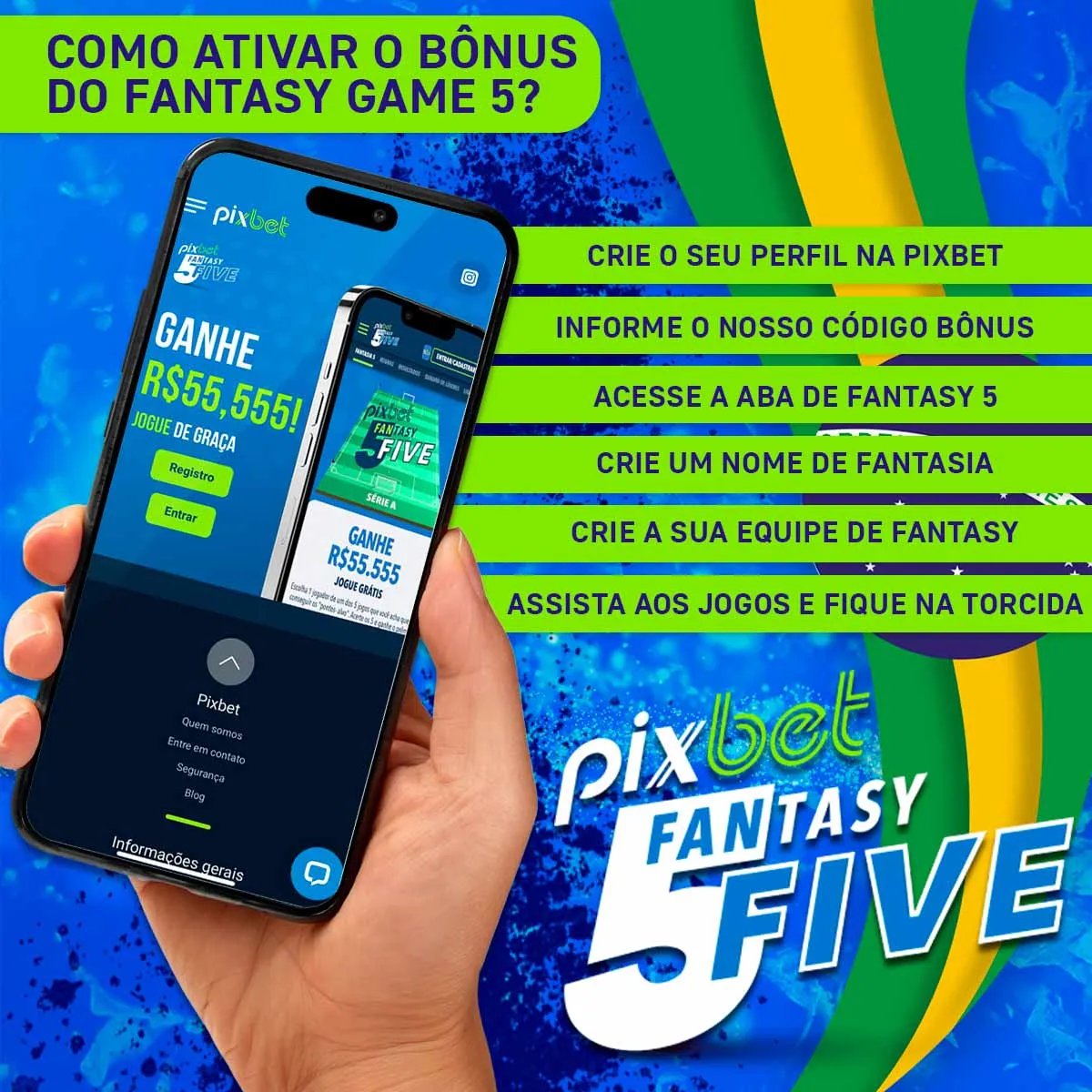 Como ativar o bônus do Fantasy Game 5